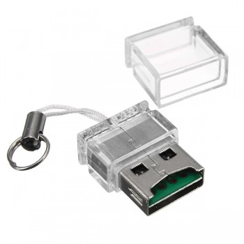 Mini Adaptador USB 2.0 Para Cartões TF/MicroSD